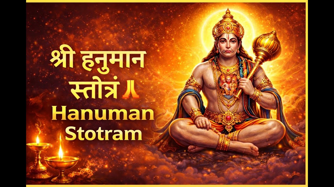 Hanuman Stotram 🙏 | Powerful Hanuman Stotra | Hanuman Bhakti | VisionX Music