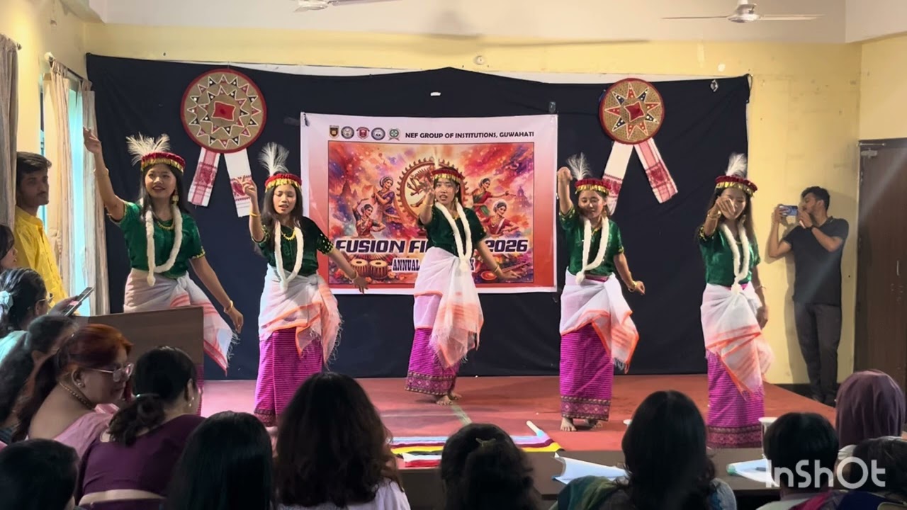 Manipur Cultural Dance Performance | College Fusion Fiesta 💃✨