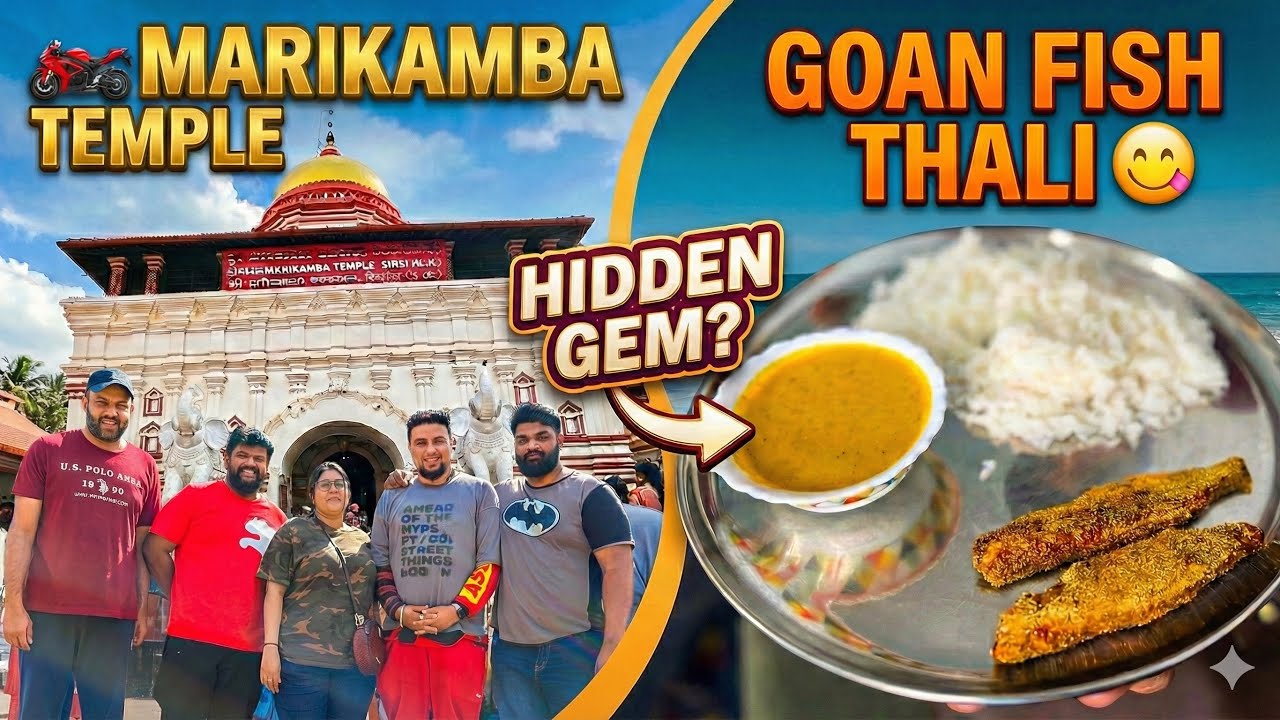 THIS GOAN FISH THALI AFTER MARIKAMBA TEMPLE WAS UNEXPECTED
