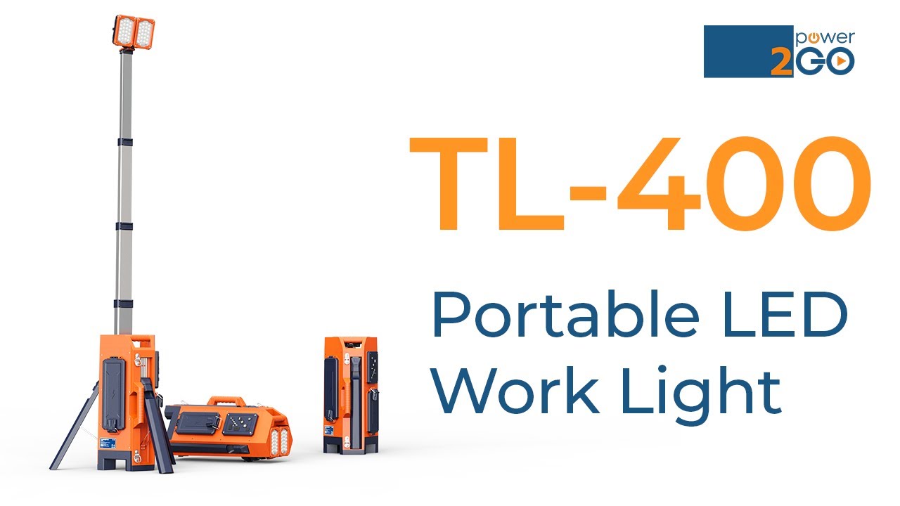 Power-2Go TL400 Portable Rechargeable Light Tower