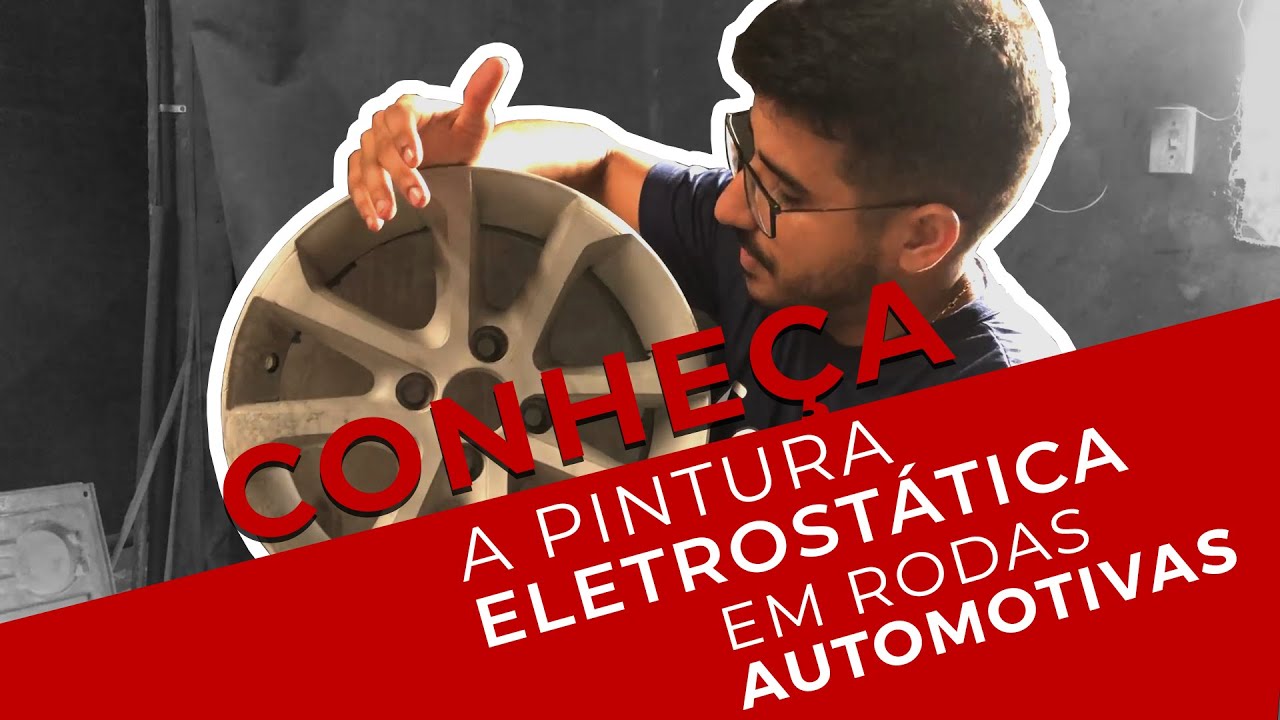 Pintura eletrostática em rodas automotivas!
