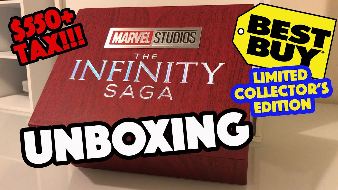 UNBOXING Marvel Studio's : The Infinity Saga Collector's Edition Box Set - Best Buy EXCLUSIVE