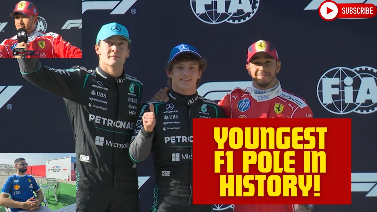 F1 Chinese Grand Prix Qualifying - Kimi Antonelli YOUNGEST POLE SITTER EVER! & Lewis Hamilton 3rd!
