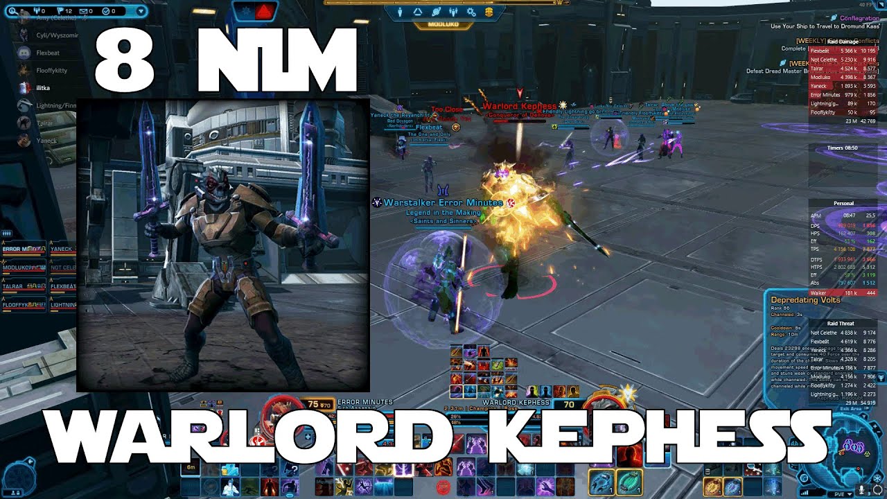 SWTOR Move Along (Immortal Fleet) 8M NiM Warlord Kephess