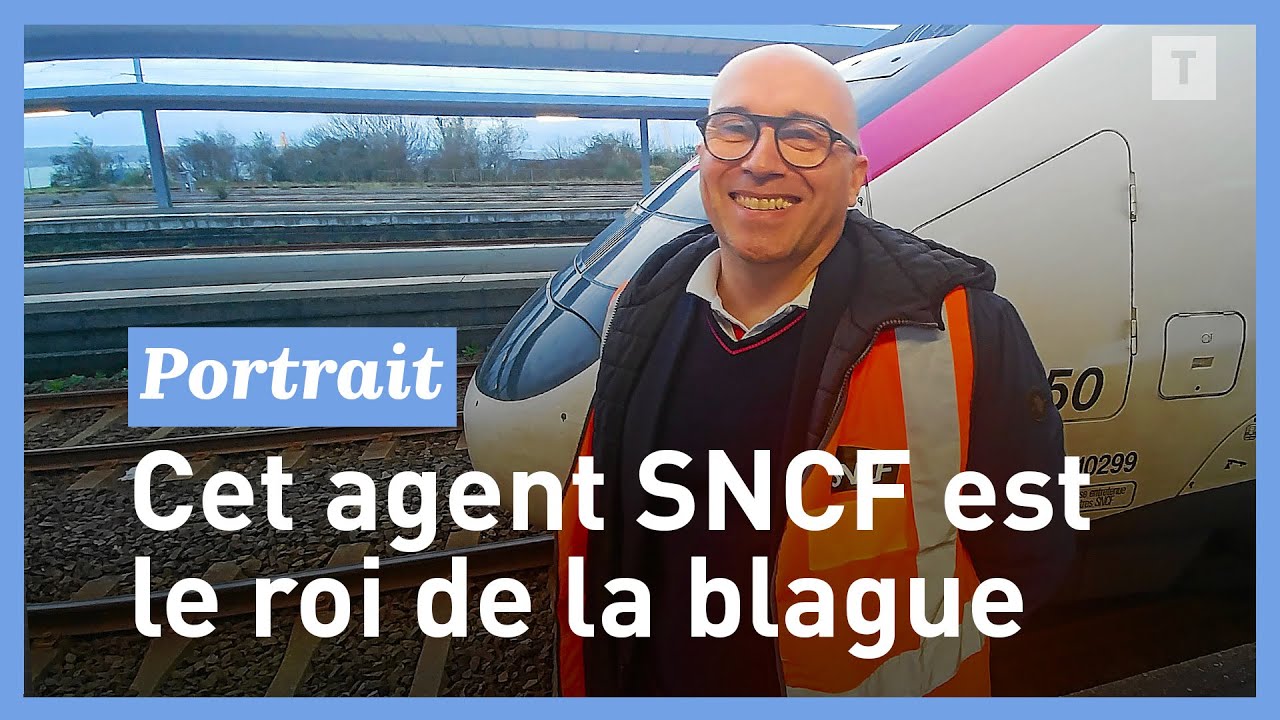 Ce contrôleur SNCF raconte ses blagues dans le train