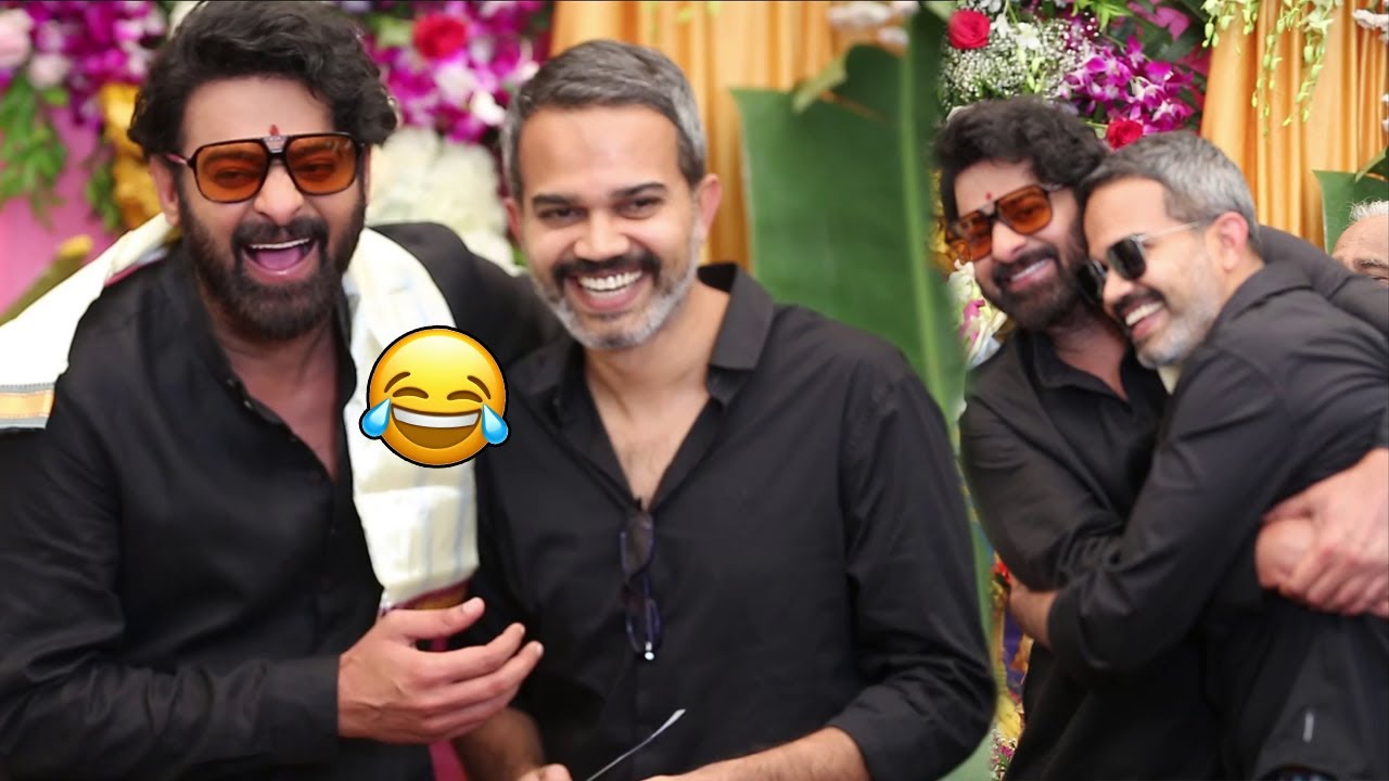 Prabhas and Prashanth Neel Funny Moments at Prabhas, Iman Esmail Movie Opening Event