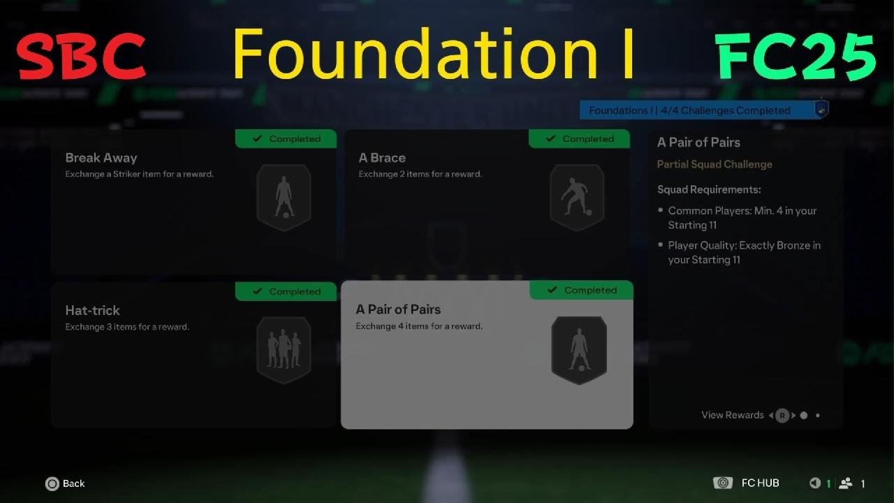 #EA SPORTS FC 25 #FC25 #UT #SBC Foundation I