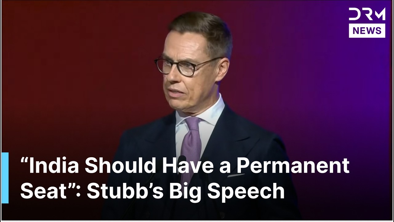 Finland’s Stubb Proposes New UN Security Council Seats for Asia, Africa and Latin America | AC1G