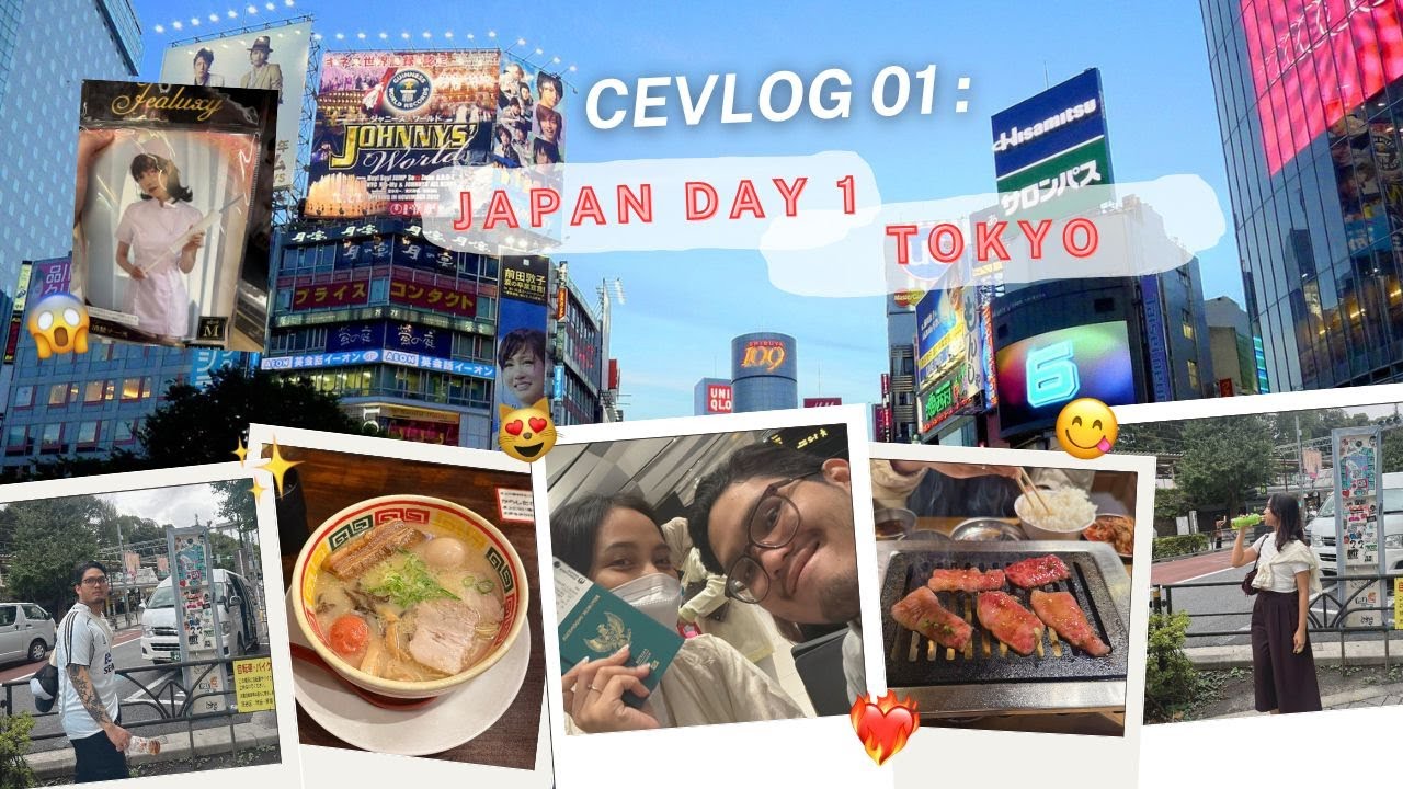 CEVLOG 01 : JAPAN VLOG DAY 1 (JAKARTA - TOKYO) !!!