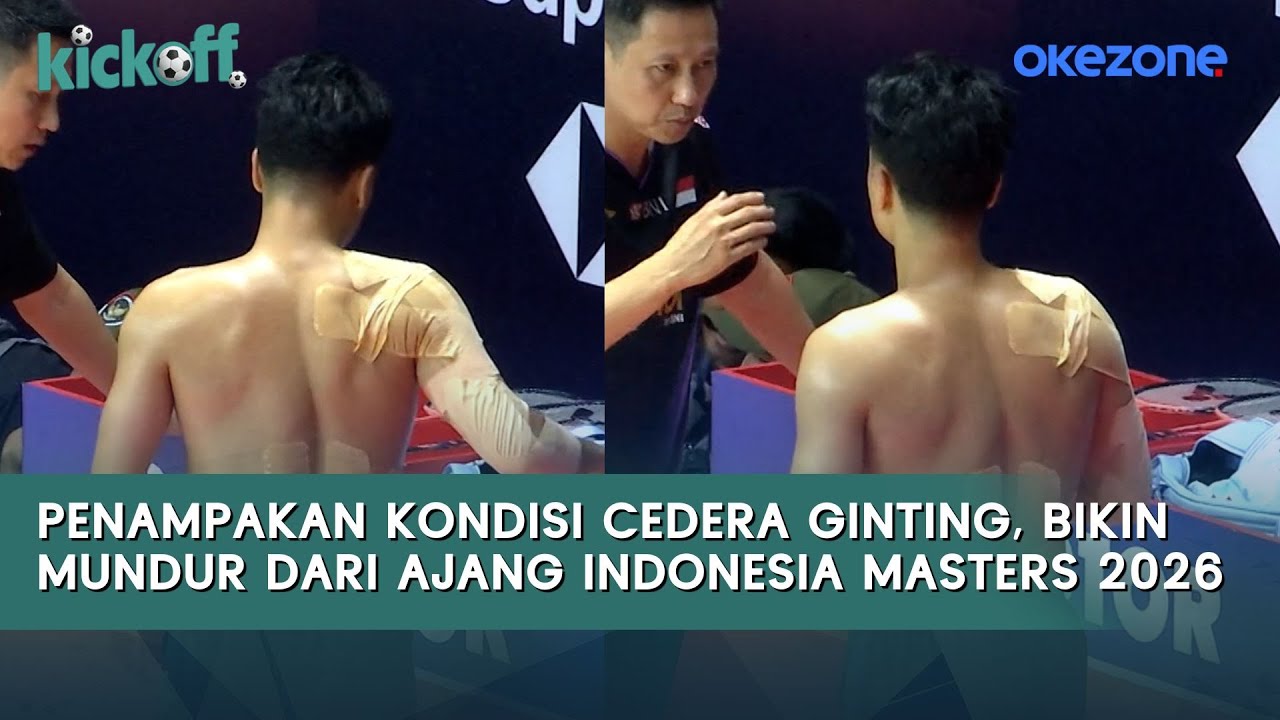 Penampakan Kondisi Cedera Ginting, Bikin Mundur dari Ajang Indonesia Masters 2026 | Kick Off