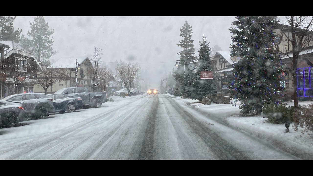 ⛄️All SNOW in Big Bear, CA. Accumulating Quickly ❄️ Winter Storm 2026. STAY SAFE!!! ⛄️❄️ 2/16/2026