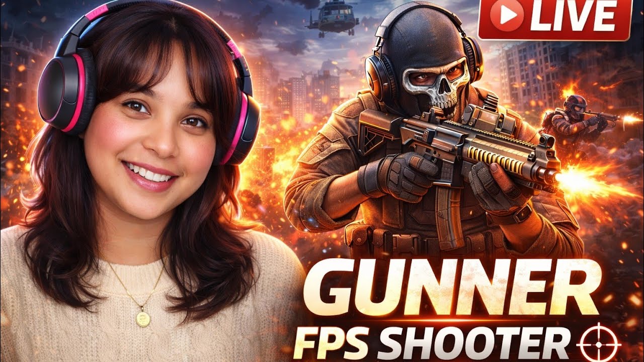 🔴Live Gunner FDS Shooter 🎮 | Enemy Hunt Starts Now!
