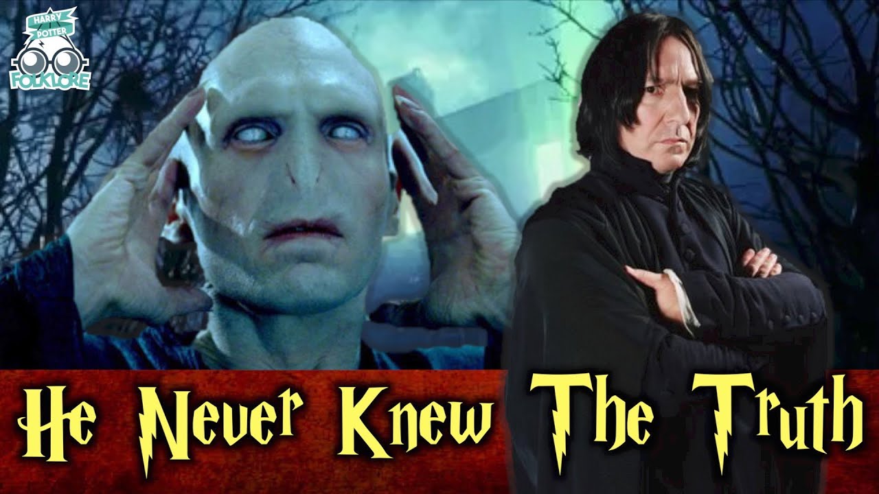 Why Voldemort Never Discovered Snape's True Loyalty