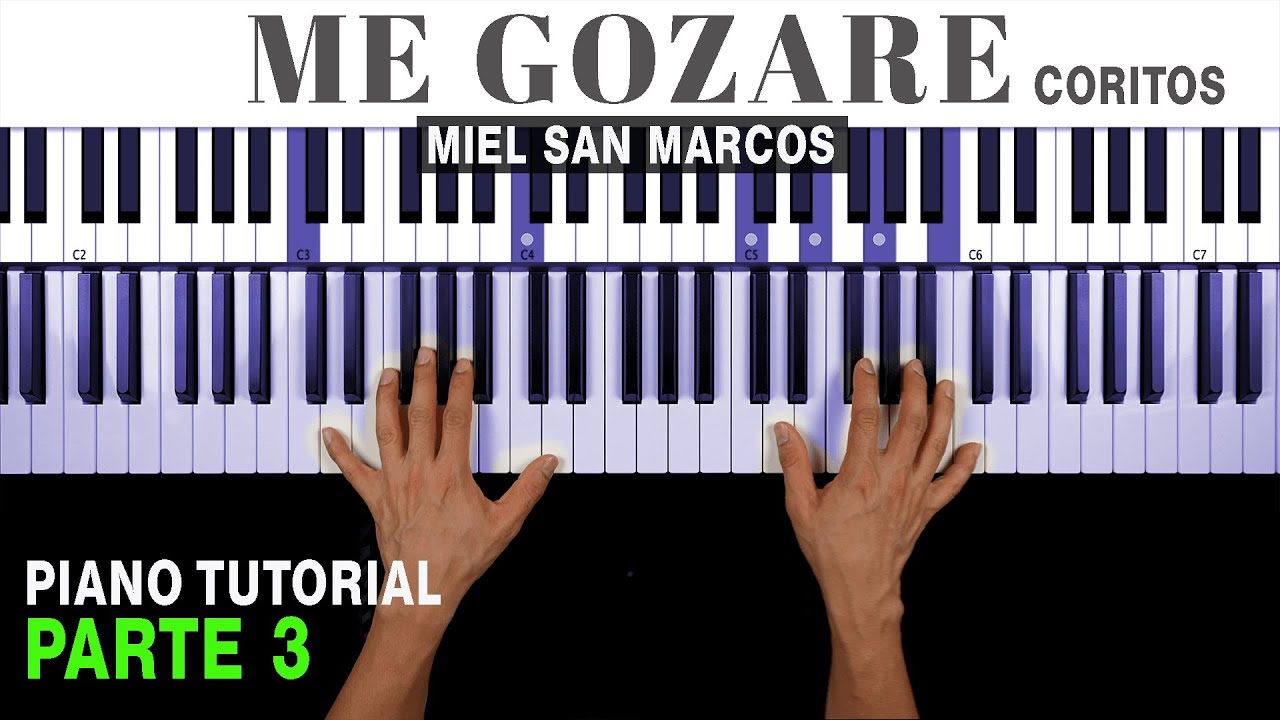 Me Gozare - Coritos - Miel San Marcos [Piano Tutorial]