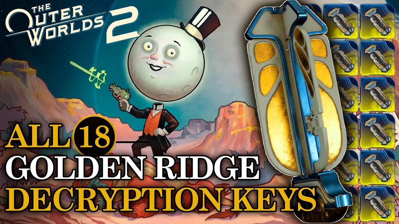 All 18 Advanced Decryption Keys in Golden Ridge | The Outer Worlds 2