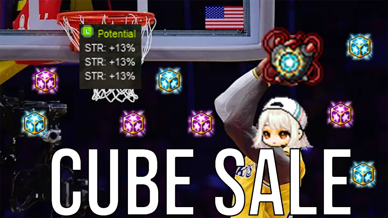 the luckiest cubing session in maplestory