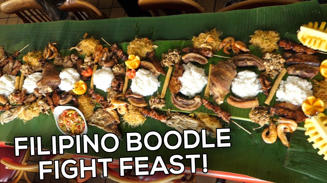 HUGE BOODLE FIGHT FEAST! | Filipino Feast at Manila Bay Ihaw Ihaw