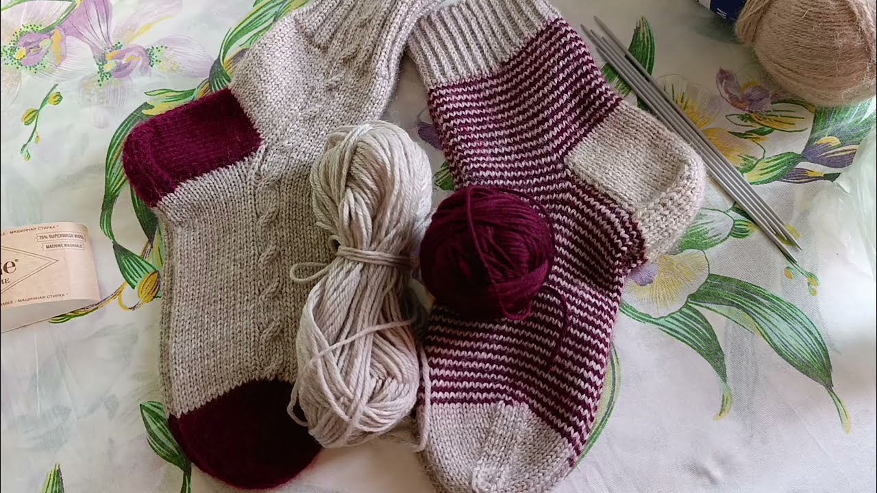 🧦 НОСКИ НА ЗАКАЗ : 🧶 ПРОСТЕНЬКО, НО, СО ВКУСОМ ... 💛