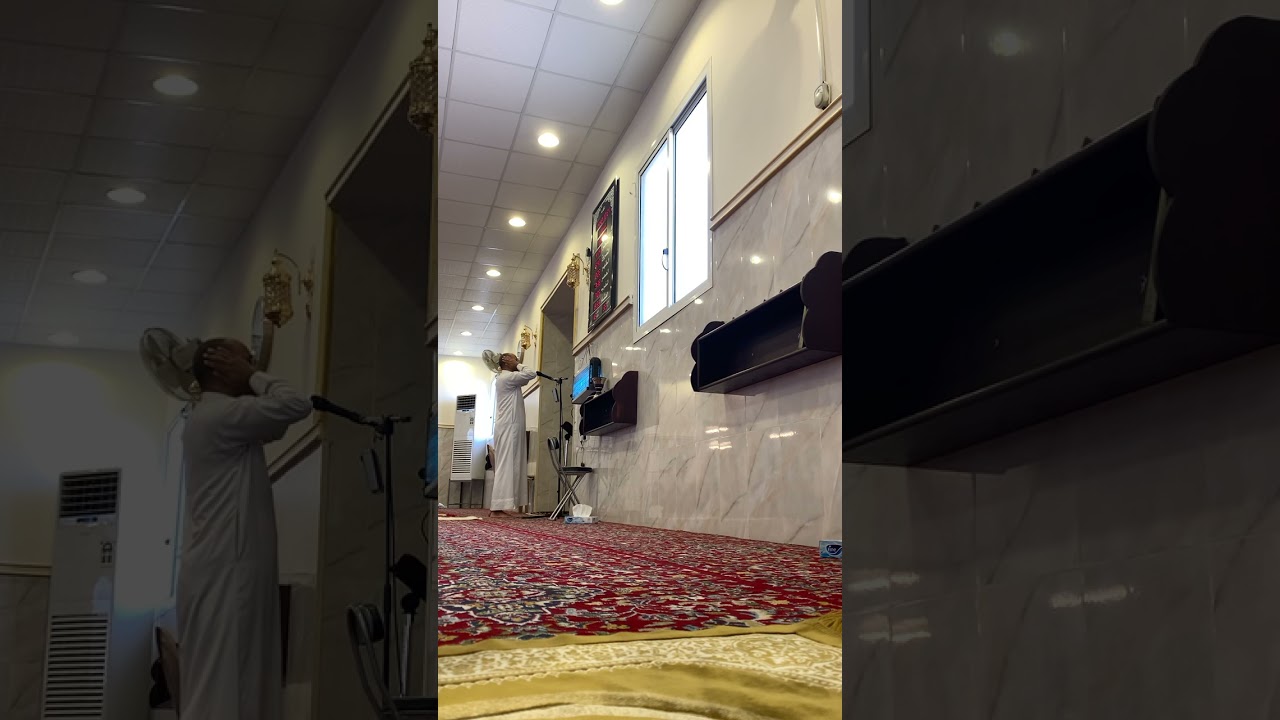 المؤذن مرسل علي تقليد المؤذن حمد الدغريري بمقام جميل وحزين ومختلف