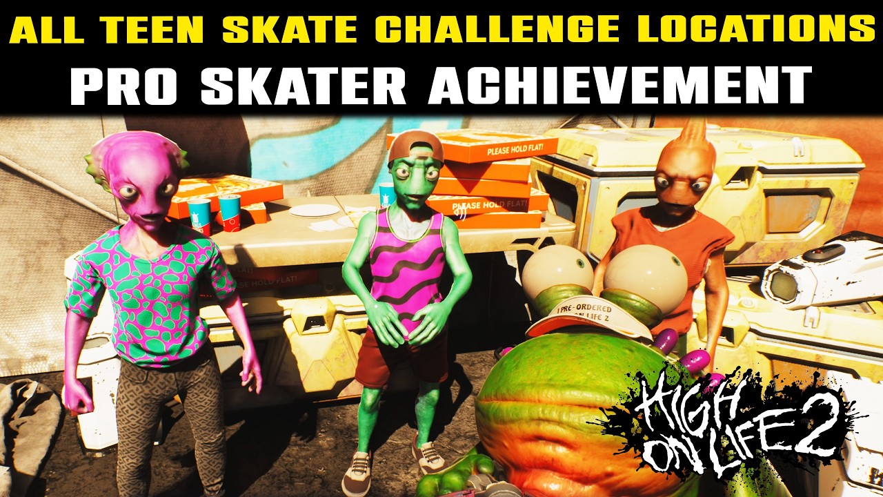 Места проведения и руководство по выполнению задания Teen Skate Challenge (с пояснениями) High On...