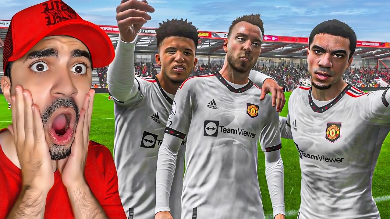 مهنة لاعب : انقاذ الفريق من خسارة كبيرة ( ديربي مانشيستر ) - FIFA 23 !! 😱🔥