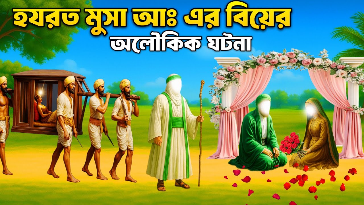 হযরত মুসা আঃ এর বিয়ের কাহিনী | হযরত মুসা আঃ এর জীবনী | ইসলামিক কাহিনী | নবীদের ঘটনা