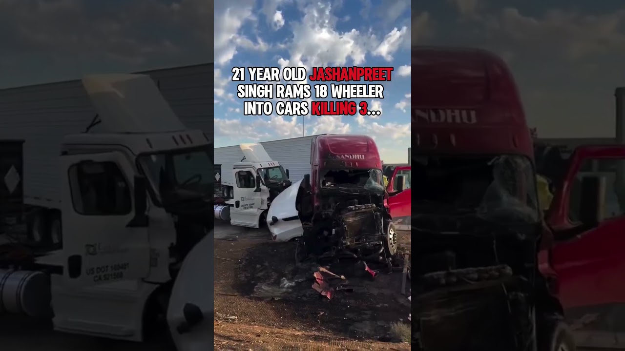 21-летний дальнобойщик Джашанприт Сингх арестован после смертельной аварии с участием восьми авто...