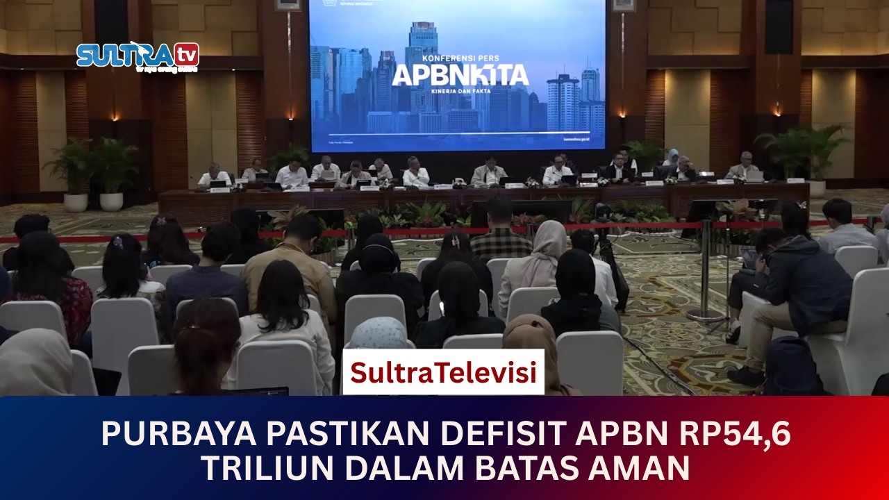 🟠LIVE MENYAPA NUSANTARA : PURBAYA PASTIKAN DEFISIT APBN RP54,6 TRILIUN DALAM BATAS AMAN. 24/02