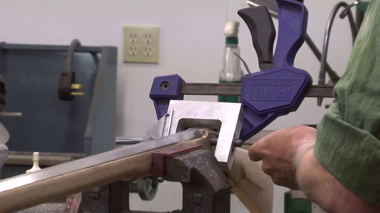 Pecatonica River Hawken Rifle Build  Update 11 Drilling Lock and Tang Bolt Holes