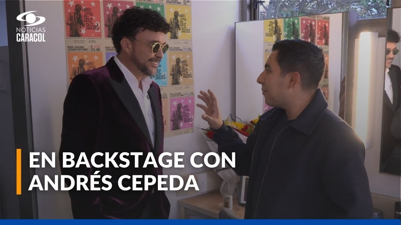En Backstage con Andrés Cepeda: así ha sido la trayectoria artística del cantante colombiano
