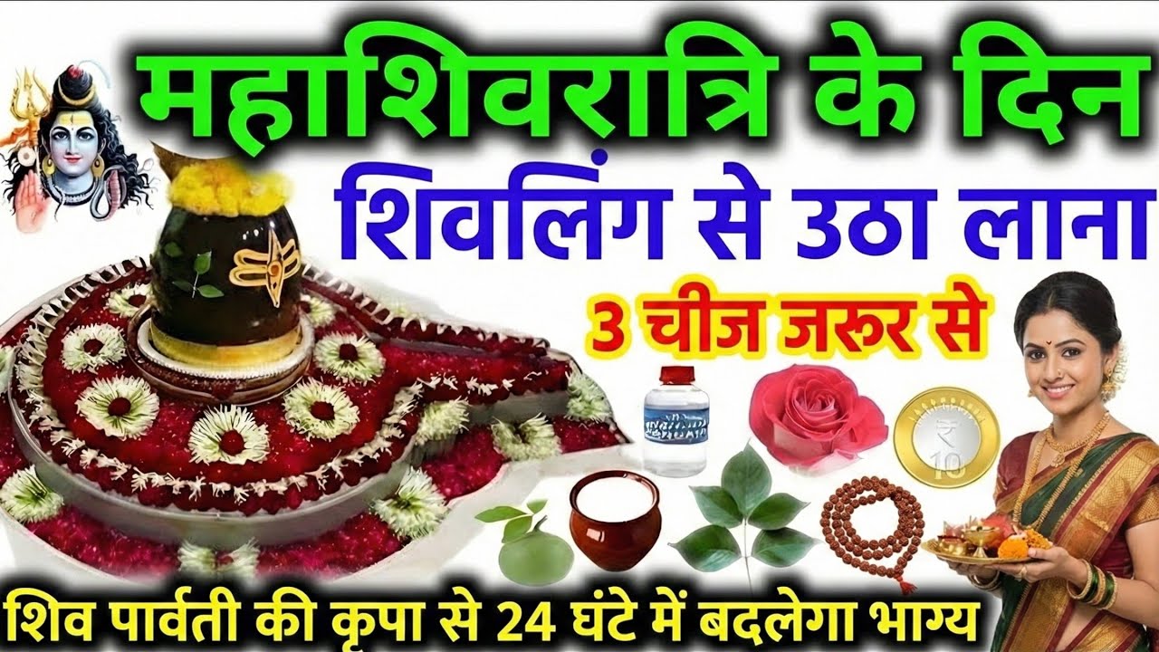 15 फरवरी महाशिवरात्रि के दिन शिवलिंग से चुपचाप उठा कर घर ले आना लाते ही बरसेगा धन 😱 #shivratri2026 