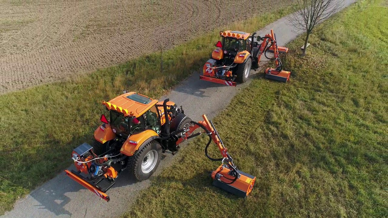 CASE IH LUXXUM 120 + komunální řešení od firmy MTM Tech, s.r.o