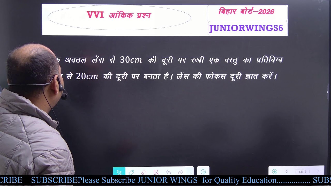 Class 10 LIGHT NUMERICAL QUESTION BY Er. V.K ROY