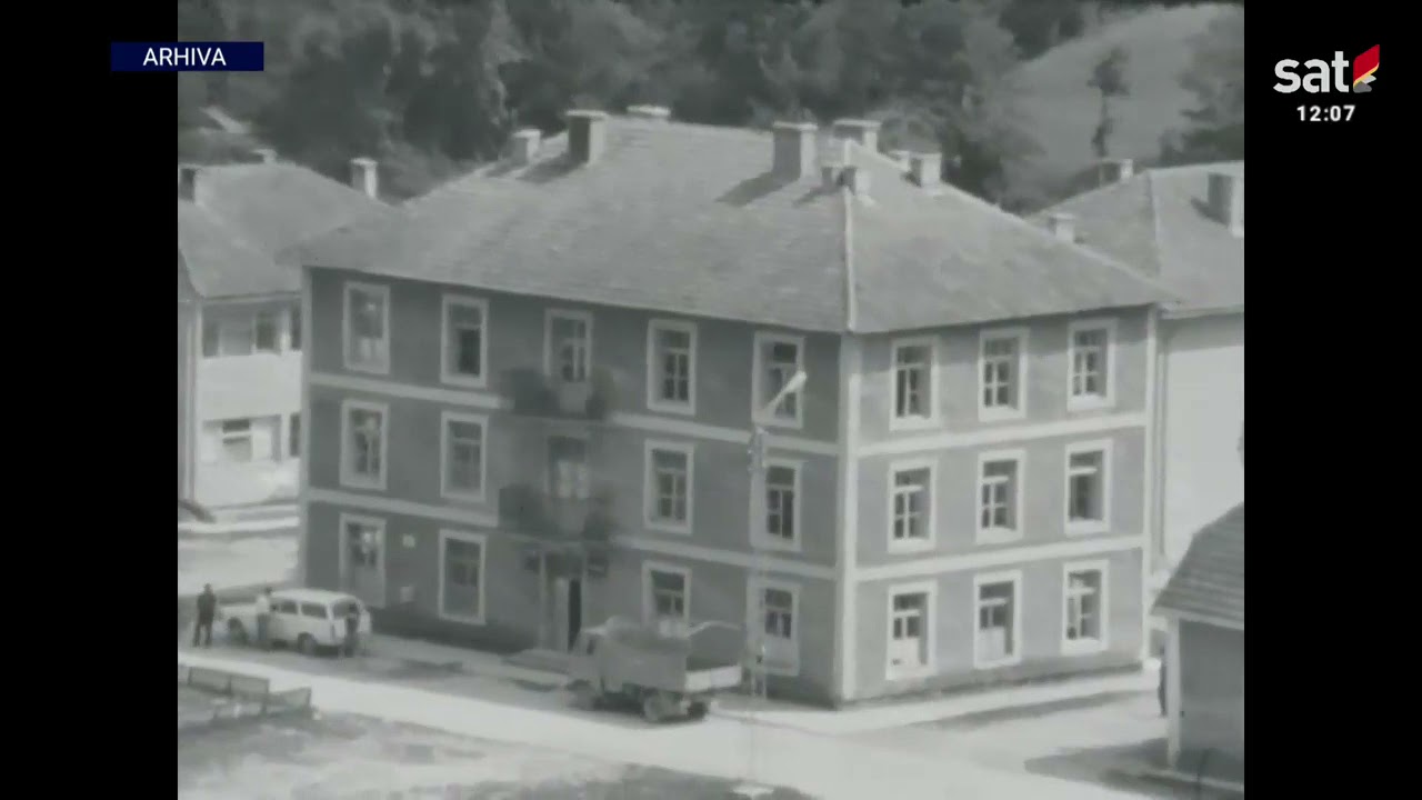 Plužine i kanjon rijeke Pive prije izgradnje hidroelektrane (1969)