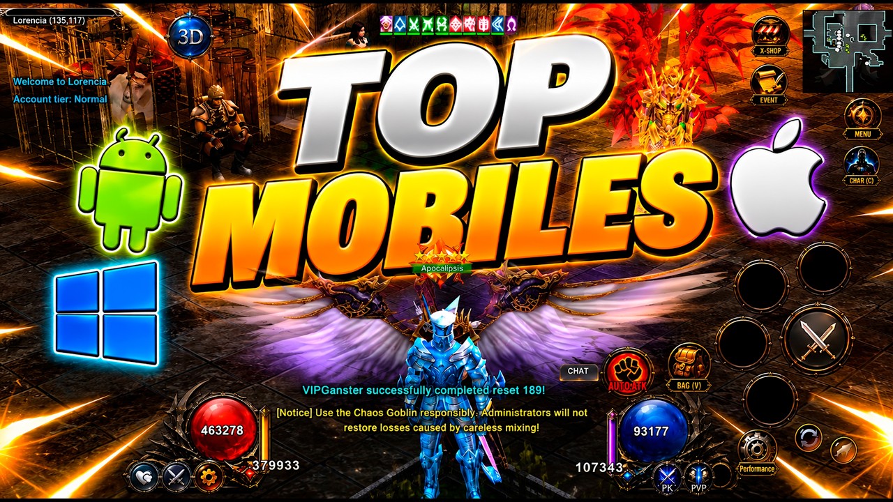 🔥 TOP 5 MU ONLINE MOBILE 2026 | ANDROID, iOS Y PC