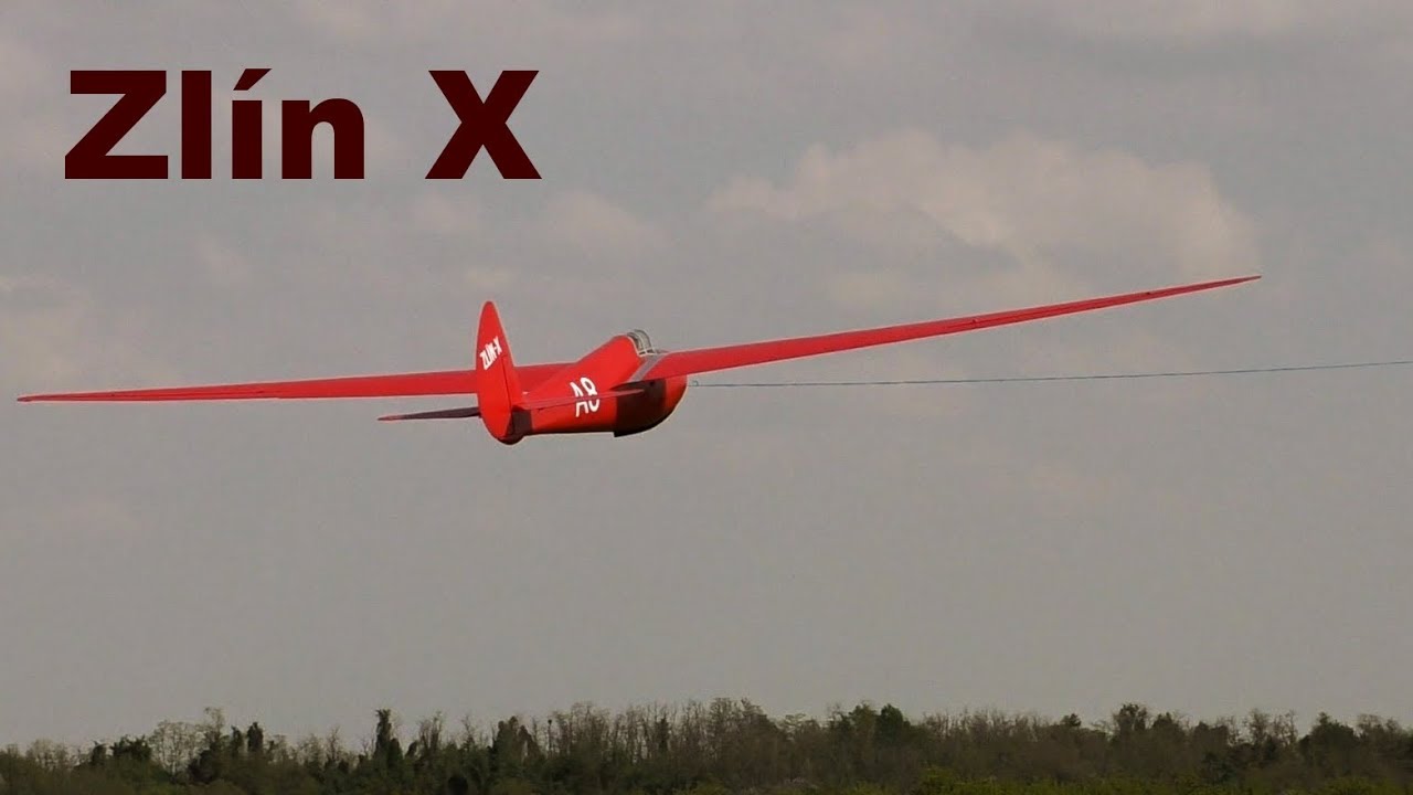 Zlin X, scale RC glider, 2018