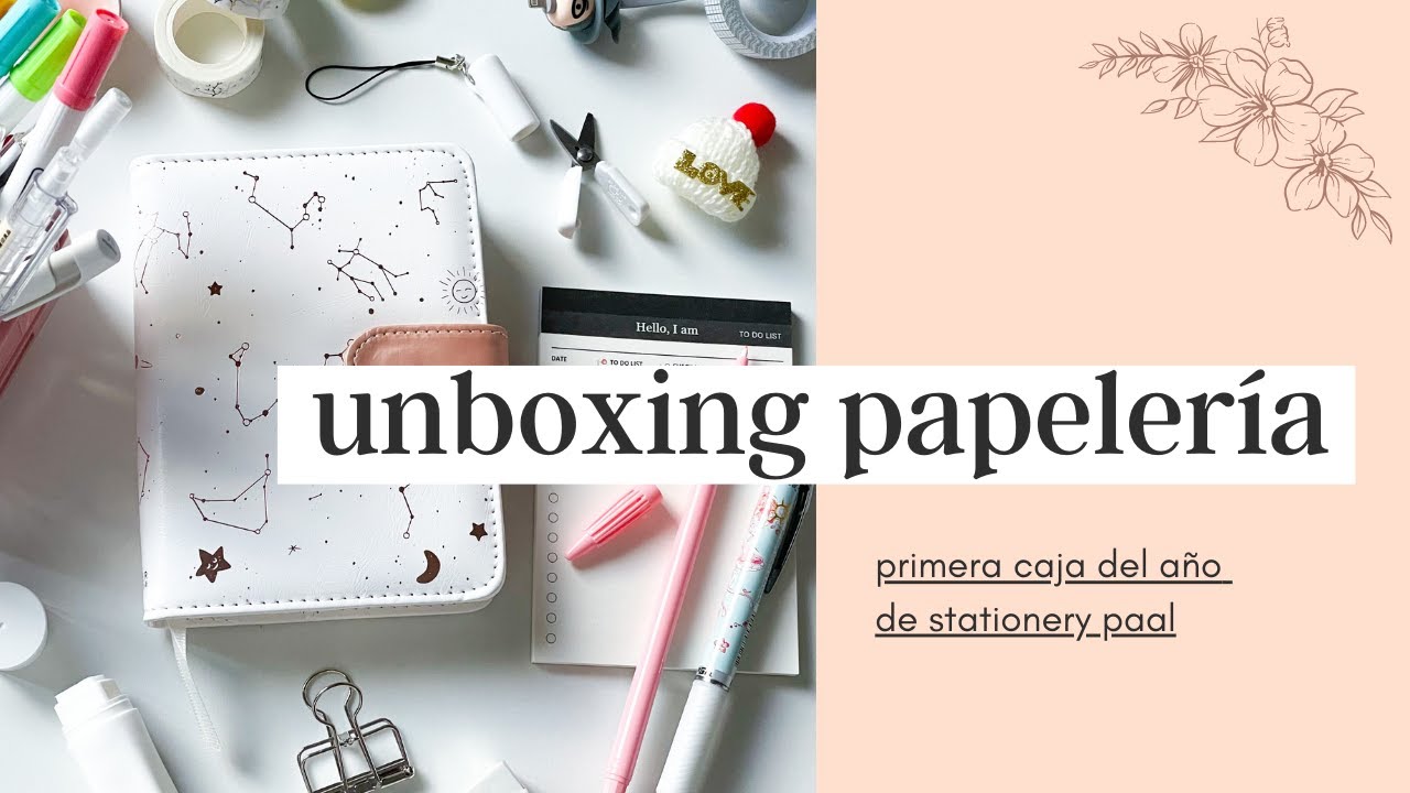 Unboxing Stationery Paal: Papelería para empezar el año