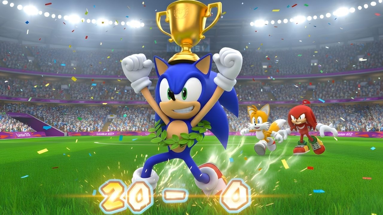 Mario and Sonic at the Olympic Games Tokyo 2012 WHO WINS? Sonic vs Knuckles, Tails & Metal Sonic!