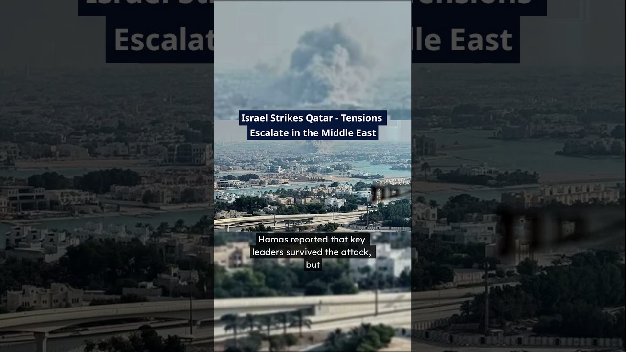 Israel Strikes Qatar: Tensions Escalate in the Middle East #israel #qatar #doha #middleeast  #news