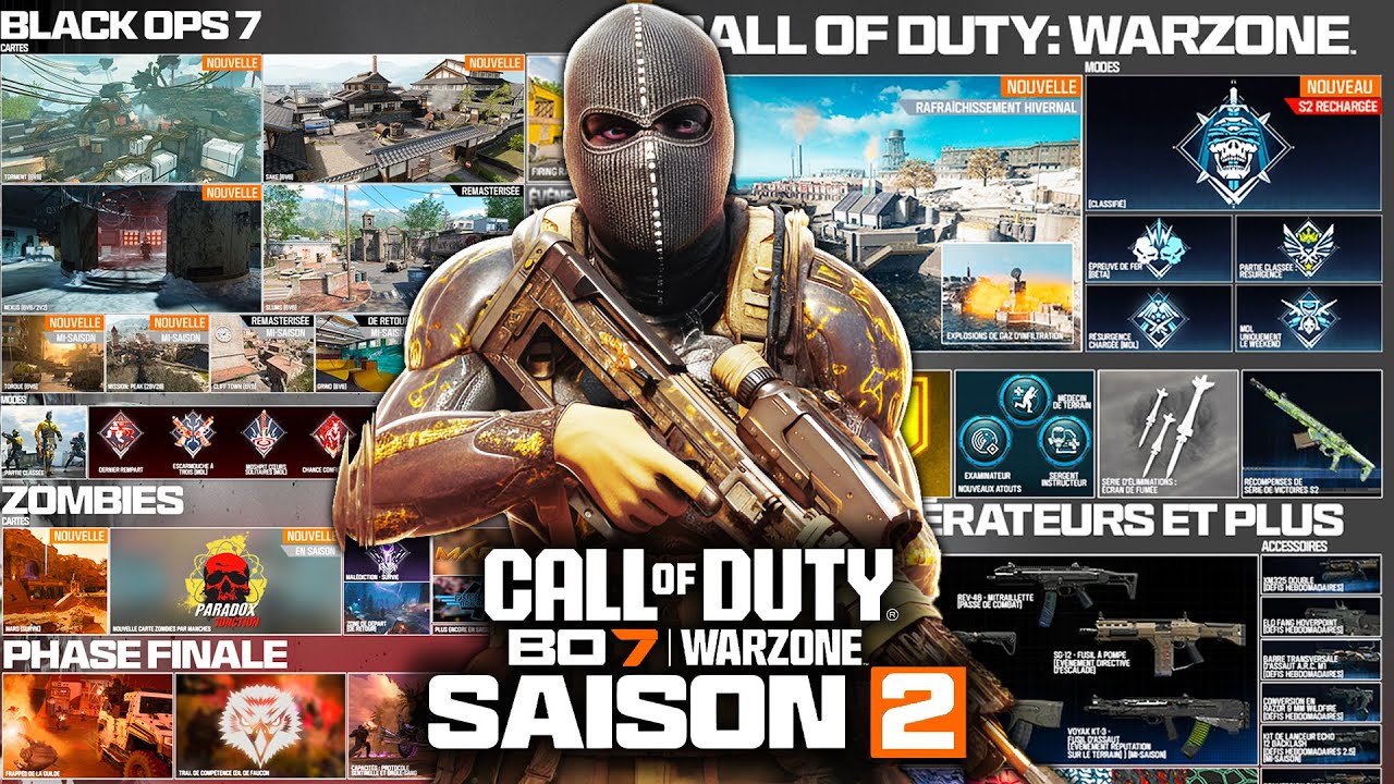 TOUT SAVOIR SUR LA SAISON 2 DE BLACK OPS 7 & WARZONE !