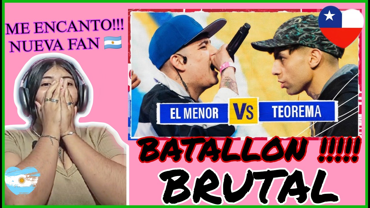 🇦🇷 Reacciona POR 1ra VEZ AL FREESTYLE!!!🔥  El Menor vs Teorema Red bull Final 2024 Chile🤯