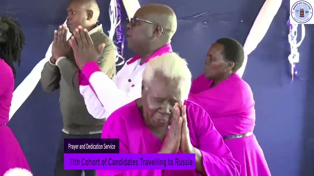 Prayer and Dedication Service for the 11th Cohort of  Candidates Travelling to Russia for Work
