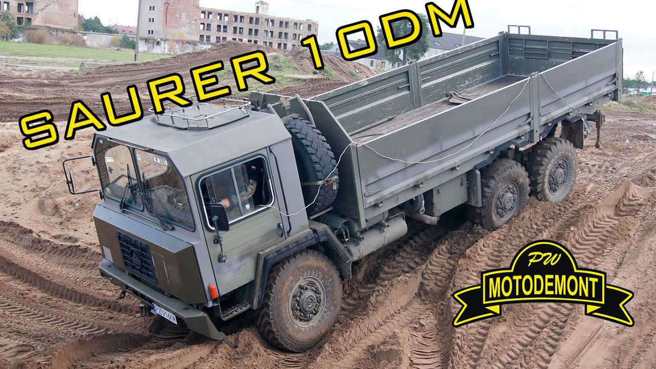 SAURER 10DM - Prezentacja możliwości terenowych