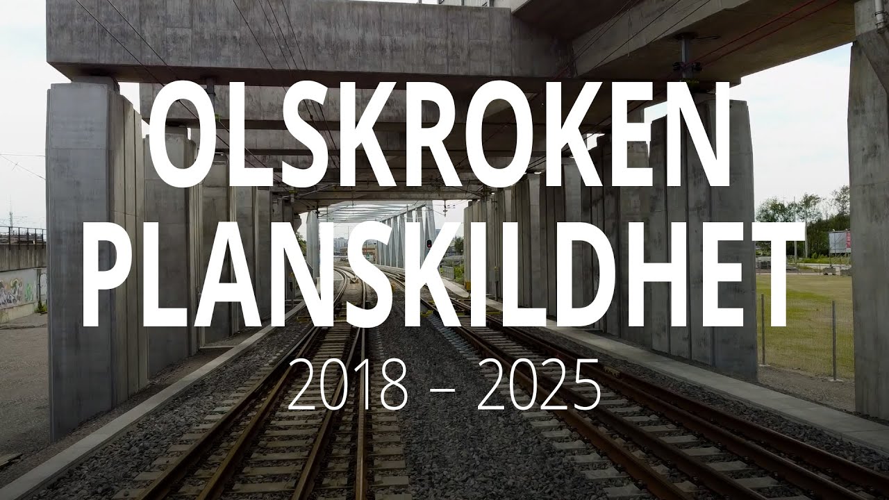 Så byggde vi om järnvägen i Olskroken | Trafikverket