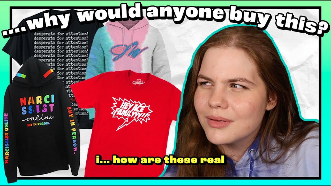 exploring the world of terrible youtuber merch