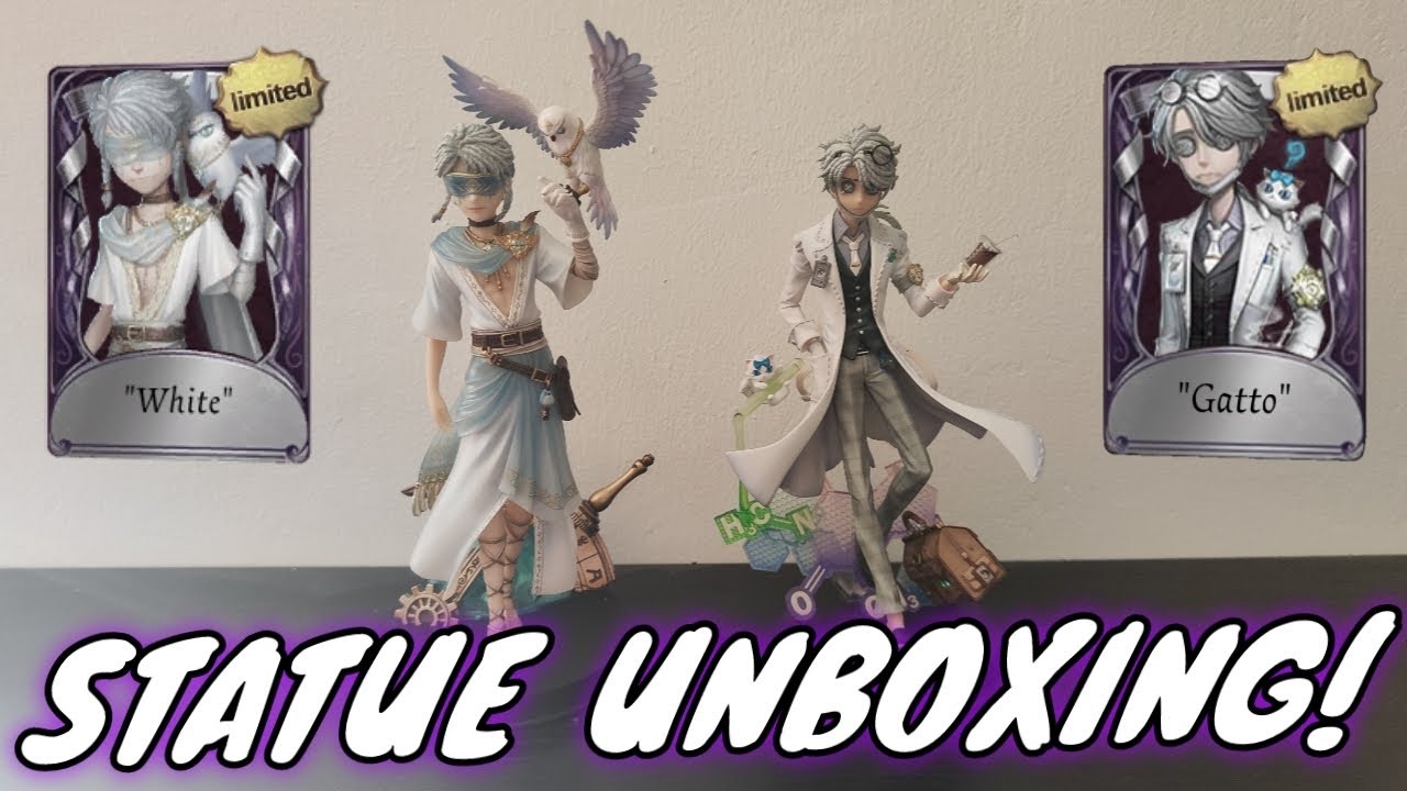 A Dream Come True! | White & Gatto Statue Unboxing | Identity V