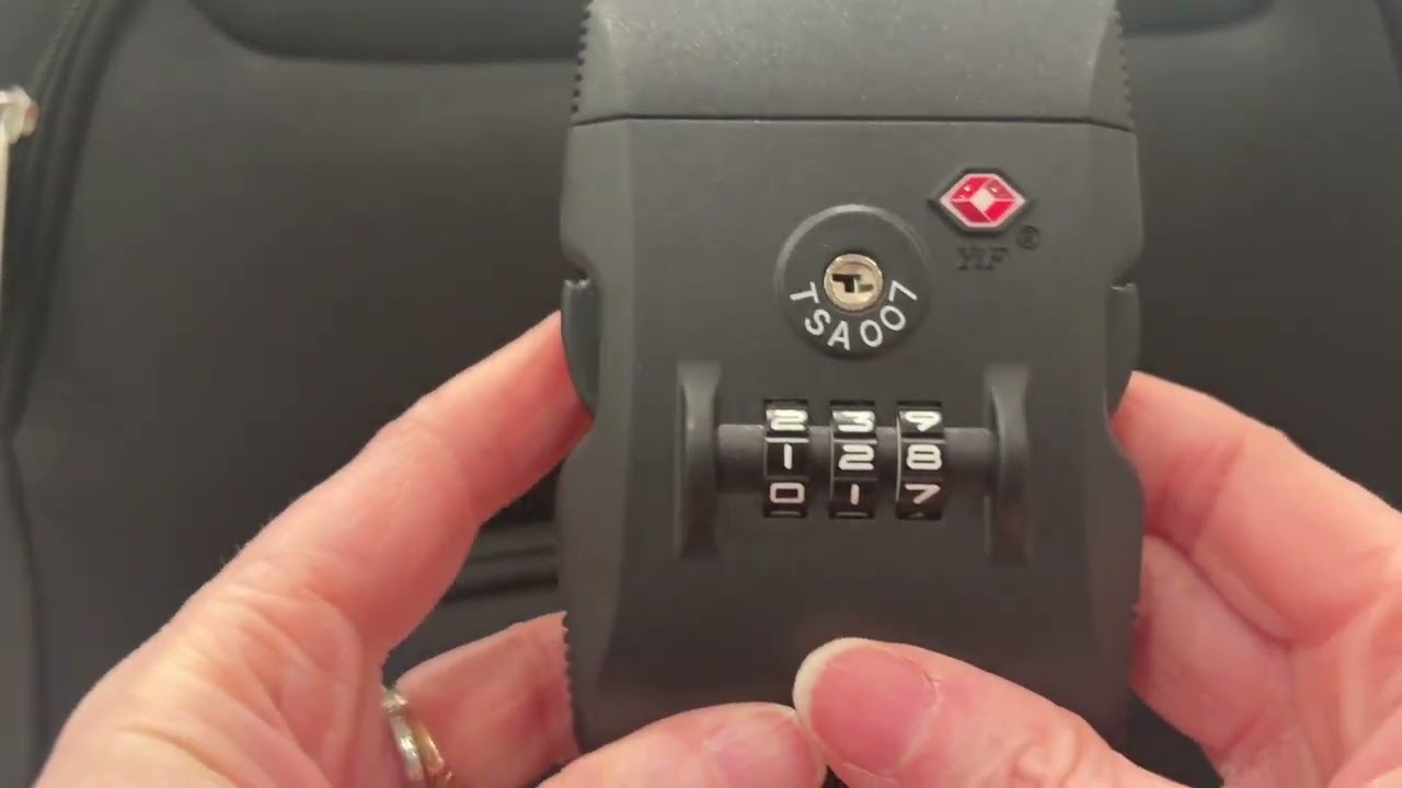 LUGGEX TSA Approved Luggage Straps | How to Reset the Lock