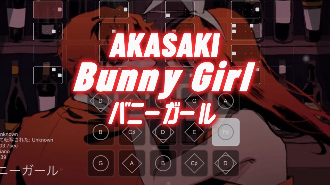 【Sky 楽譜】 Bunny Girl / バニーガール - AKASAKI