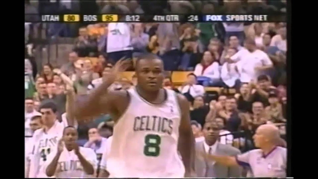 Paul Pierce And Antoine Walker Combine For 62 Points Vs Utah (11-11-2002)