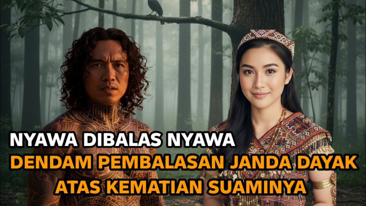 KISAH NYATA ❗SUAMINYA M4T1 DIBUNUH PR3M4N, BALAS D3ND4M JANDA DAYAK BIKIN MERINDING!